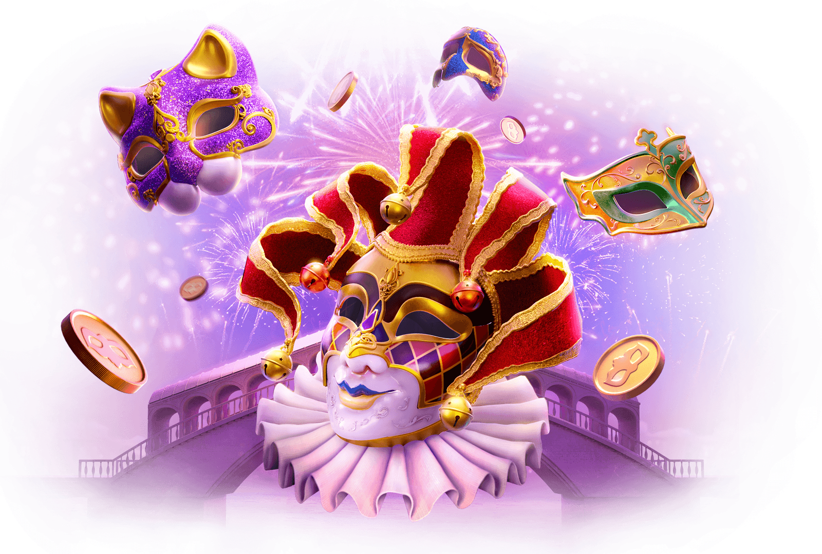 Game Banner Mask Carnival