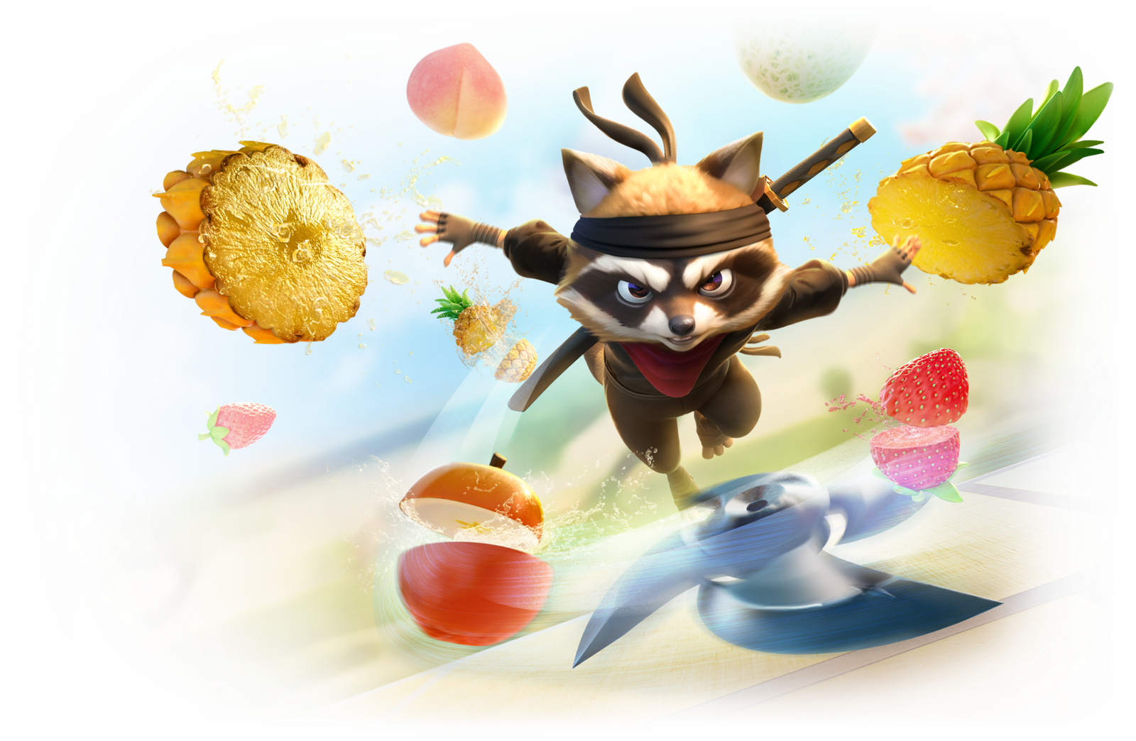 Game Banner Ninja Raccoon Frenzy