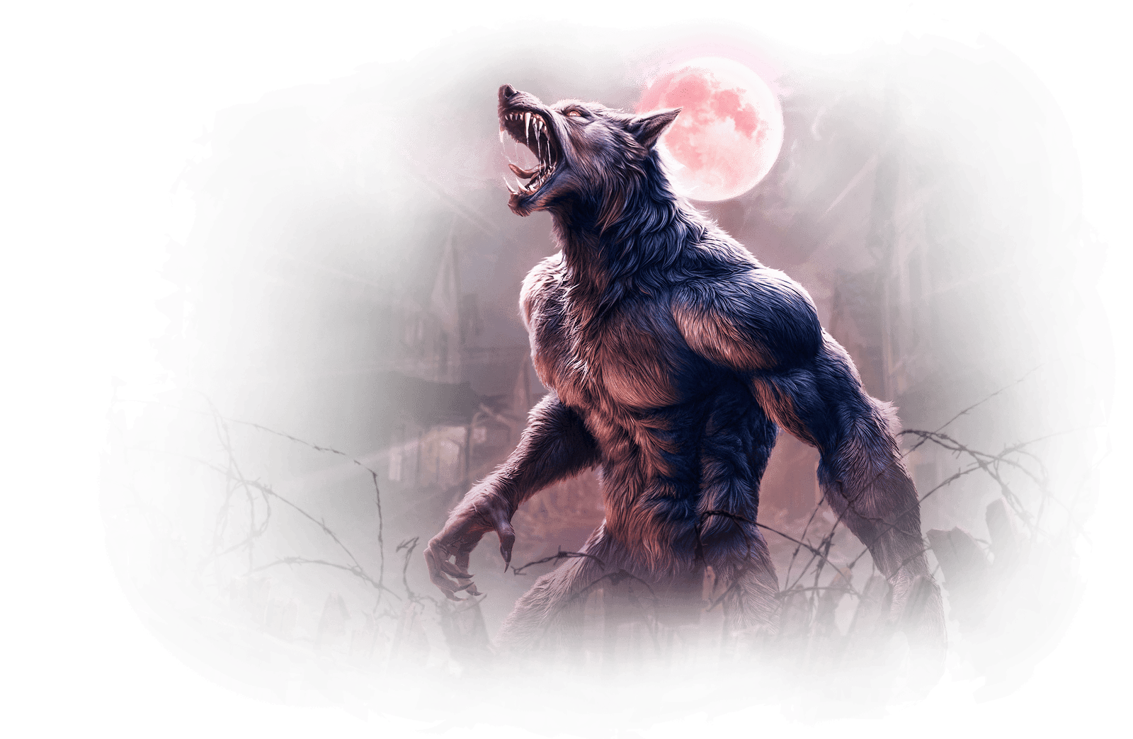 Game Banner Werewolf hunt Pgslot